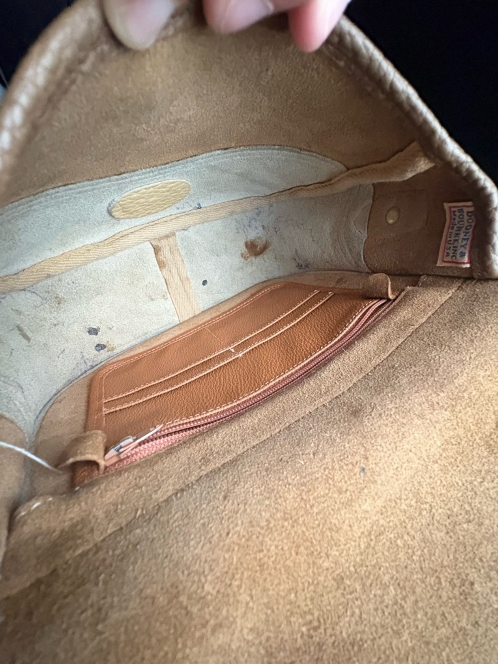 Dooney and Bourke awl Leather Teton Multi Color Crossbody - Picture 15 of 16